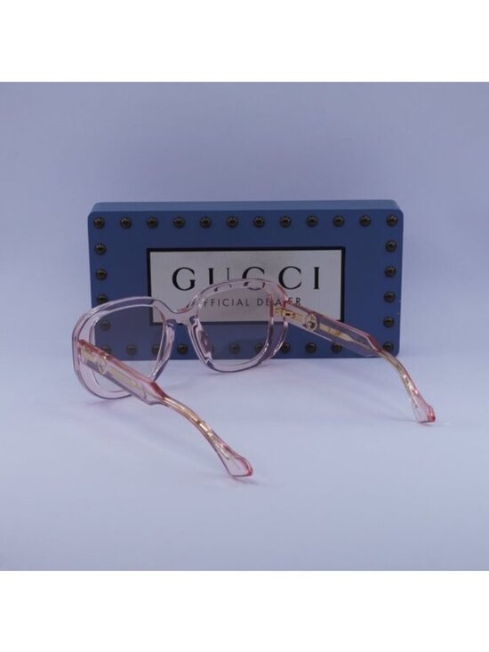 Gucci GG1557SK 003 Square Sunglasses - Transparent Nude/Pink main image 5